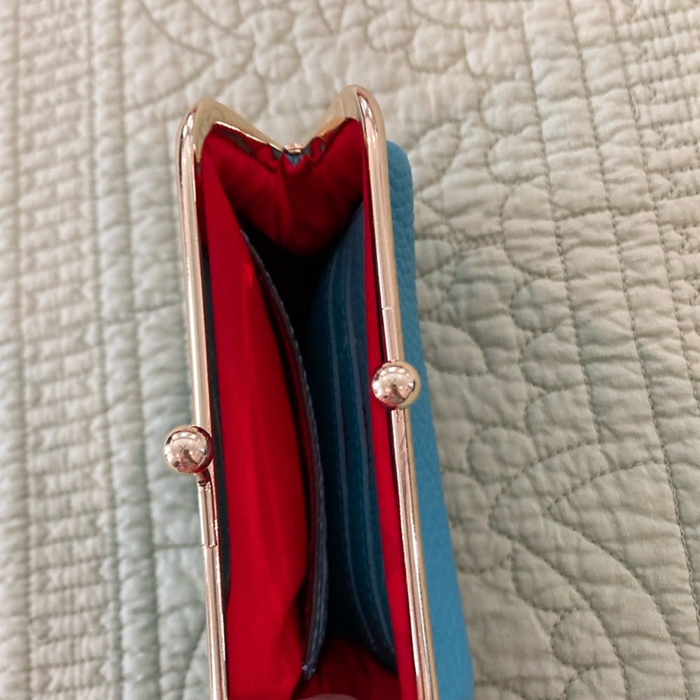 Dooney & Bourke Pebble Leather Kiss-Lock Coin Purse - Picture 5 of 5